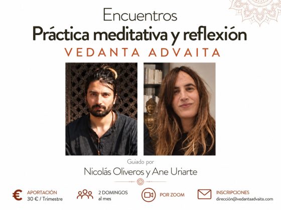 Encuentros online de Práctica Meditativa de la No-dualidad y Reflexión